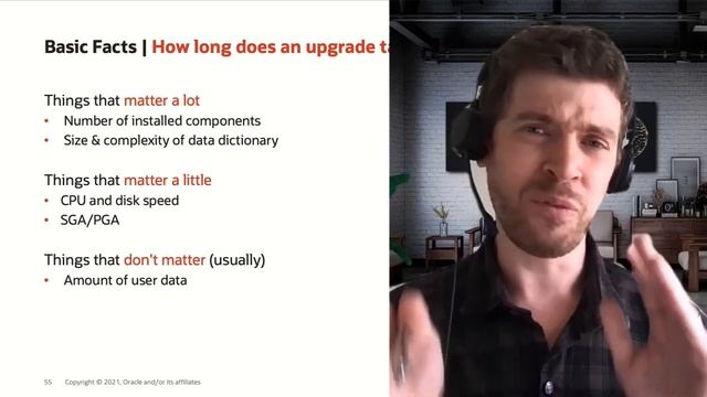 How long will my Oracle Database upgrade take? смотреть онлайн