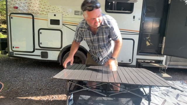 Cheap Amazon Folding Compact Table for Blackstone Grills and RV's смотреть онлайн