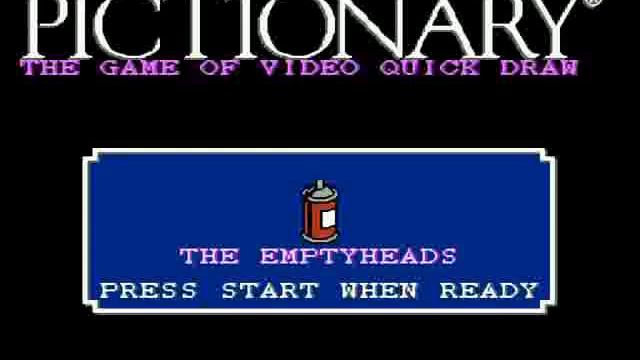 Nintendo NES ► Pictionary - The Game of Video Quick Draw смотреть онлайн