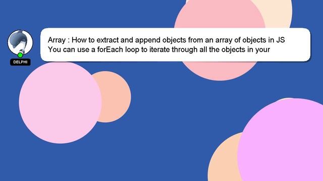 Array : How to extract and append objects from an array of objects in JS смотреть онлайн