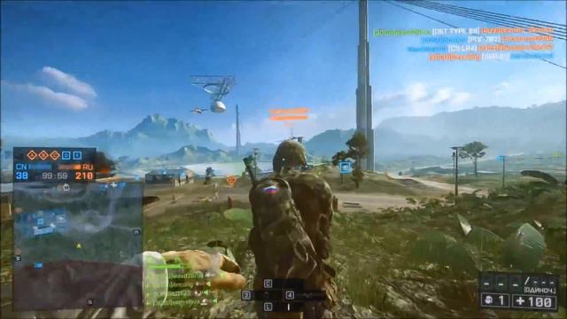 Battlefield 4: ПП СР-2 "Вереск" в действии. смотреть онлайн