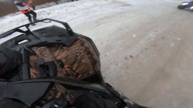 ЗАСТРЯЛИ В КАНАВЕ!!! // ДРИФТ И ПОКАТУШКА НА КВАДРОЦИКЛАХ CFMOTO CFORCE 600 S И BRP OUTLANDER 650!! смотреть онлайн