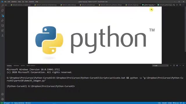 Python Curso V2: 669 2/2 Mostrar una Imagen sobre una Ventana Construida con Tkinter смотреть онлайн
