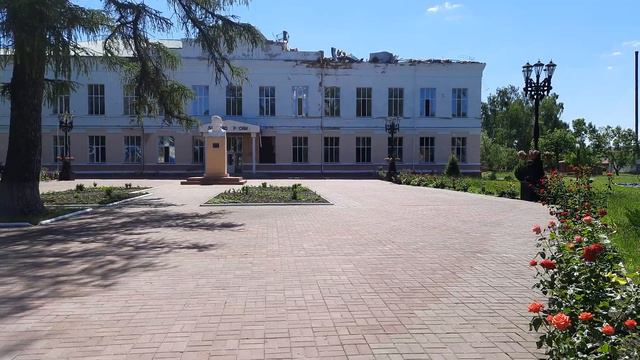 Новгород-Северская школа интернет после обстрела. смотреть онлайн