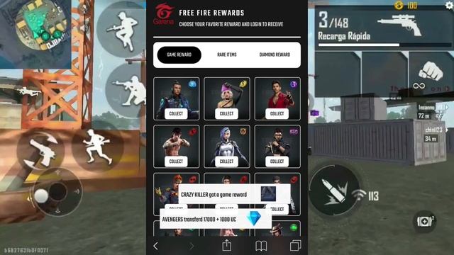 La mejor APP para ganar DIAMANTES GRATIS en free fire 2021? ( 500 POR DÍA ) Diamantes sin dinero смотреть онлайн