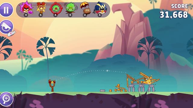 HOT PURSUIT 16-20 | ANGRY BIRDS RELOADED | IOS Gameplay Walkthrough смотреть онлайн