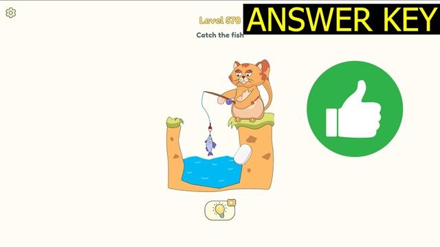 DOP 2 Level 578 (Catch the fish) ANSWER KEY ✅ - DOP 2 Delete One Part Level 578 - Slow Motion смотреть онлайн