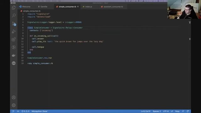 SignalWire Workshop: Relay Application Development смотреть онлайн