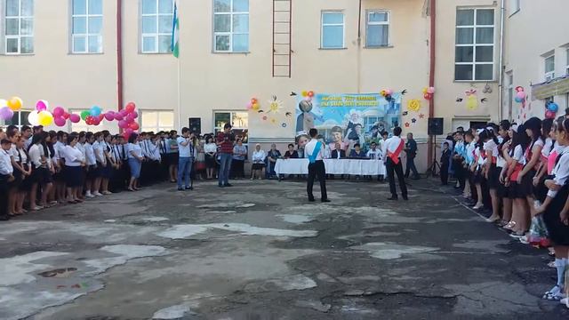 105-maktab-Bitiruv Kechasidagi Vatan Bittadur Musiqasi, Jonli Ijroda