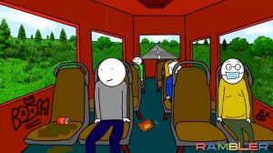 Обосрался в автобусе (анимация)