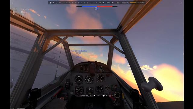 Звено [FueM] VS банды Papa_JA2 на точке под конец боя. War Thunder СБ смотреть онлайн