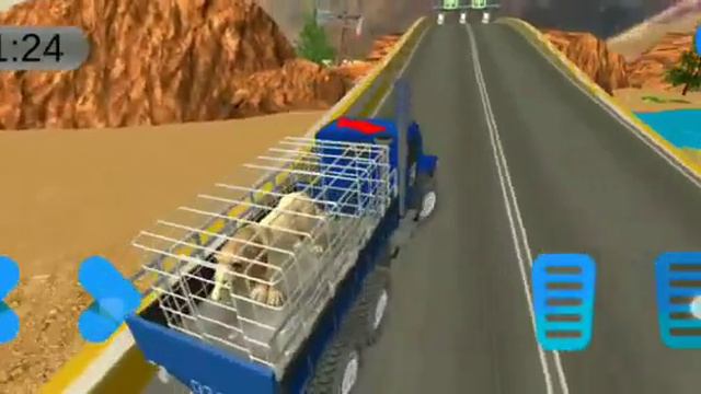 Animal zoo transport simulator game / animal zoo transporter truck drive simulator/ Android gamepla смотреть онлайн