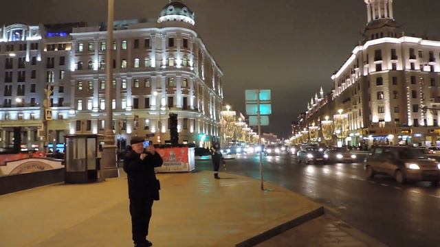 Москва. Тверская улица. Путешествие в Рождество 2016-2017 смотреть онлайн