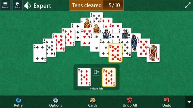 Microsoft Solitaire Collection: Pyramid - Expert - February 10, 2023 смотреть онлайн