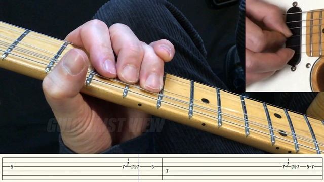 Slow Blues Lead Guitar - Beginner Lesson - With Tab смотреть онлайн