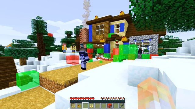 Playing As A Christmas ANGEL In Minecraft!
