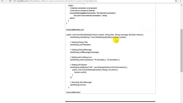 Android code to display message if no Internet connection available(check Internet show popup) смотреть онлайн