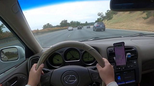 Lexus GS 300 pov highway cruising смотреть онлайн