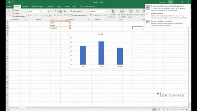 EXCEL 2016 _ Tutorial 01: CONOCIENDO LA INTERFAZ смотреть онлайн
