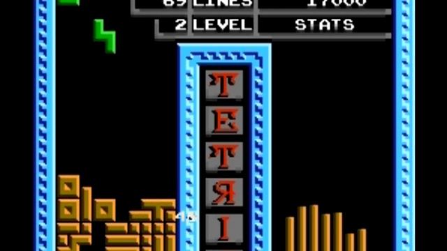 Tetris (The Soviet Mind Game) (Tengen - NES) Gameplay смотреть онлайн