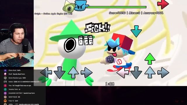 The MOST CRAZY MOD in FNF!!! Dave & Bambi: GOLDEN APPLE смотреть онлайн