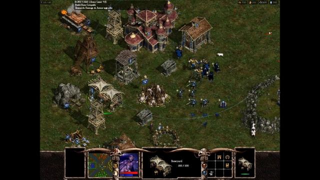 Warlords Battlecry III, Four Bridges Skirmish, Undead Necromancer смотреть онлайн