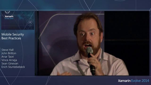 Xamarin Evolve 2014: Mobile Security Best Practices - Panel смотреть онлайн
