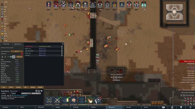 [60] Heat Wave Challenge - Triple 187 - RimWorld 1.4 - 3 Heat Waves! - Desert Biome - Take 2 смотреть онлайн