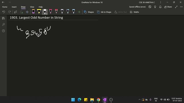 LeetCode 1903 : Largest Odd Number in String || EASY || C++ || JAVA || Detailed Solution смотреть онлайн