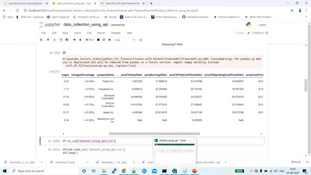 Download Stock Market data using API | Stock Market API with Python | Python for Finance смотреть онлайн