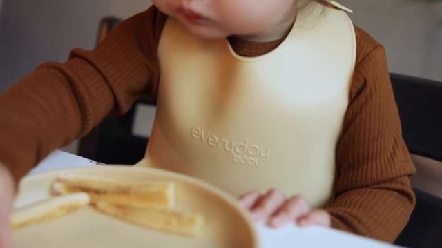 Детская силиконовая тарелка маленькая Everyday Baby, желтый