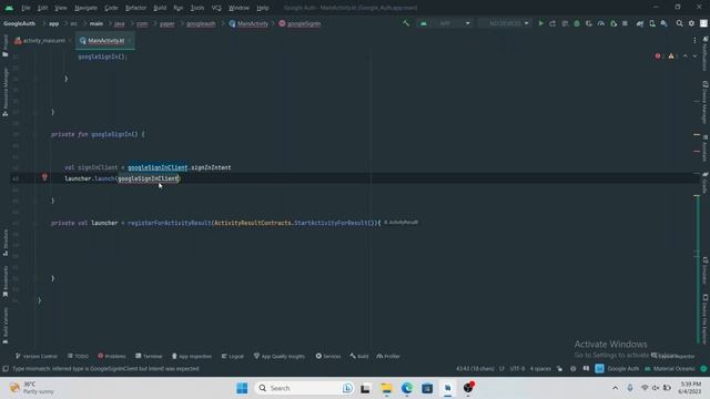 Firebase Authentication with Google Sign In | Login with Google using Firebase in Android | Kotlin смотреть онлайн