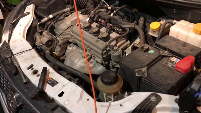 Проверка свечей замена масла. смотреть онлайн