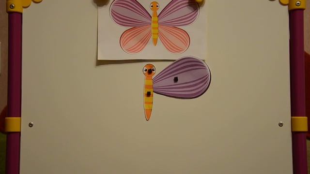 ✄ Аппликация из бумаги для детей, бабочка. Application of paper for children, butterfly. смотреть онлайн