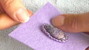 Оплетение кабошона бисером. Мастер класс для начинающих.