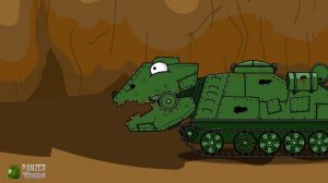 T55 голодный монстр танк - мультики про танки