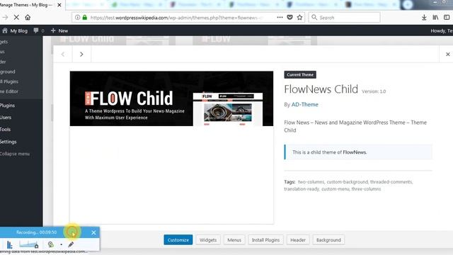 flow news magazine and blog wordpress theme- how to install premium theme смотреть онлайн