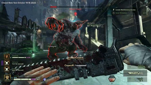 Zealot Preacher + Thunder Hammer and Chainsword Performance Showcase｜Darktide Closed Beta смотреть онлайн