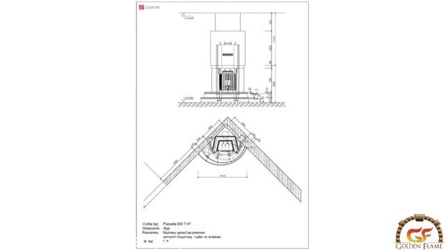 Каминная топка Piazzetta HT 655T смотреть онлайн