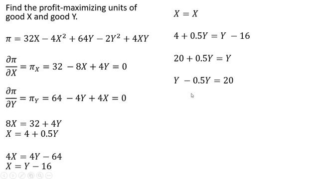 Profit Maximization with Two Goods in Profit Function смотреть онлайн