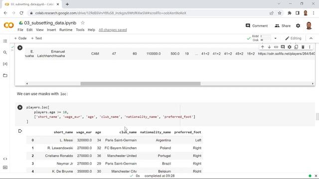 Subsetting Data - Introduction to Football Analytics with Python смотреть онлайн