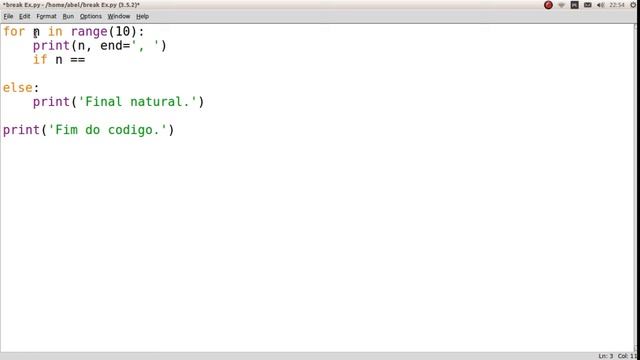 4.4 Break (Parte 2) - Tutorial de Python 3 Português смотреть онлайн
