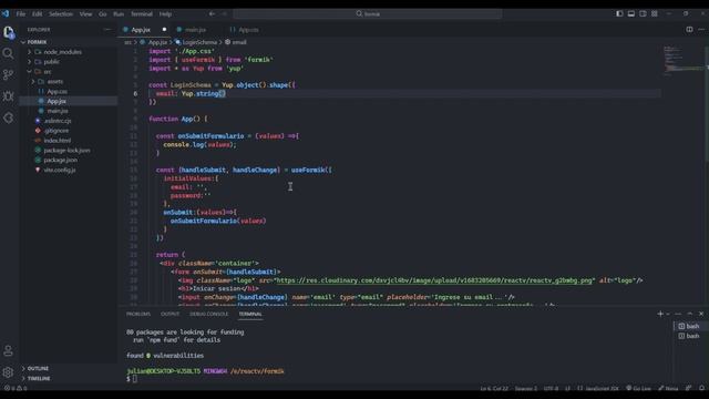 Crea VALIDACIONES en REACT con FORMIK смотреть онлайн