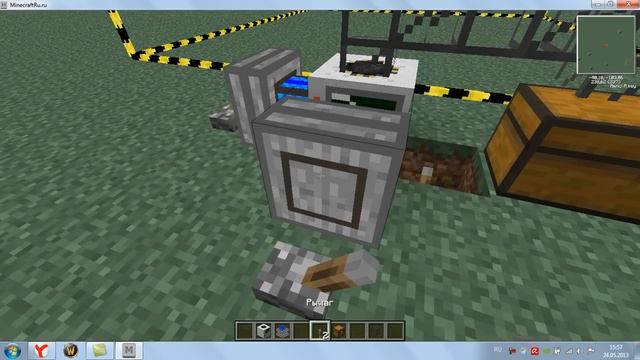 Делаем карьер в minecraft!!! Industrial craft 2!! смотреть онлайн