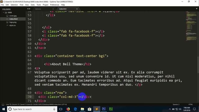 How to make a complete website with HTML and CSS - Day 28 (Easy Explanation in Nepali ) смотреть онлайн