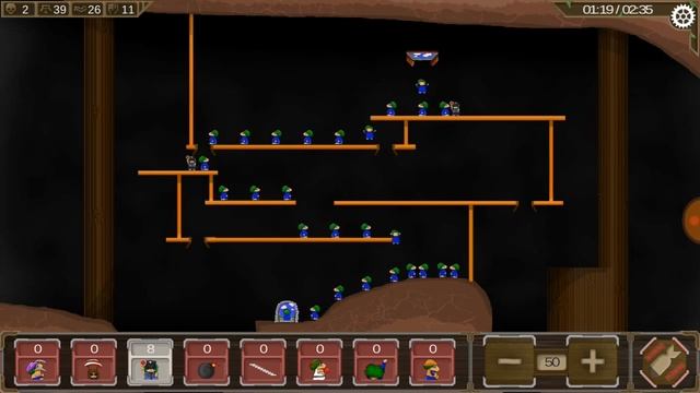 Лемминги эпизод 1 уровень 3 Lemming Revisited