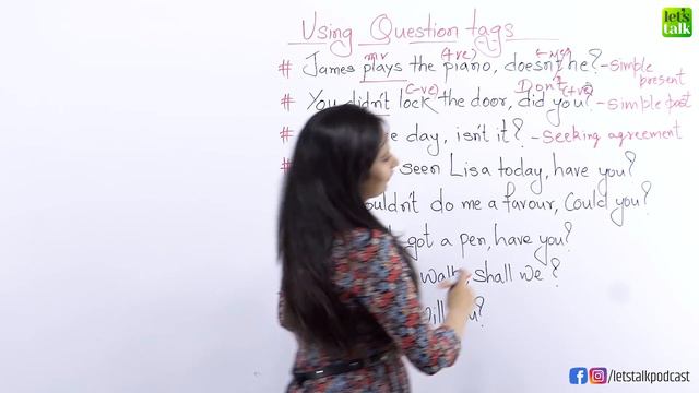 How to use QUESTION TAGS? English Grammar Lesson | Rules & When you should use TAG Questions? смотреть онлайн