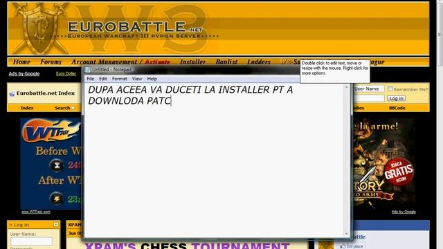 Tutorial - Warcraft 3 pe eurobattle.net! смотреть онлайн