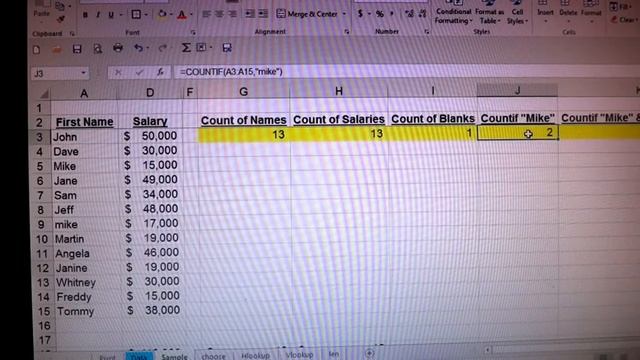 EXCEL with MIKE! How To - #11 Count / Countif / Countifs смотреть онлайн