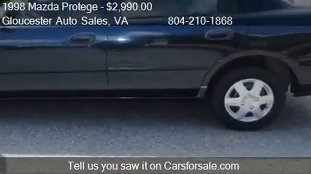 1998 Mazda Protege DX 4dr Sedan for sale in White Marsh, VA смотреть онлайн